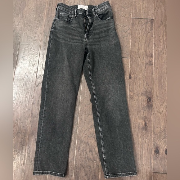 Everlane Denim - EVERLANE high rise straight. Size 25 ankle